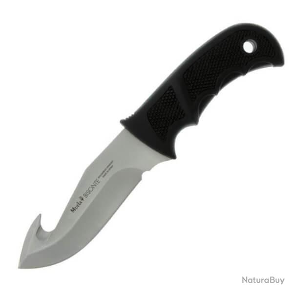 Couteau de chasse skinner Muela Bisonte noir