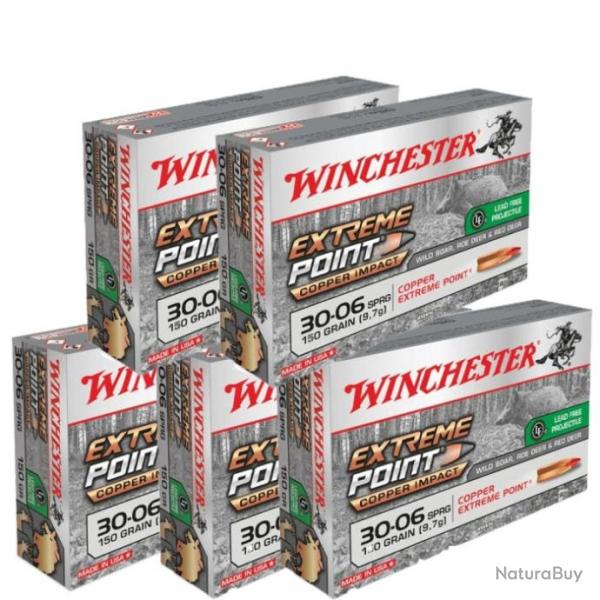 Balles Winchester Extreme Point Lead Free - Cal. 30-06 Sprg - 30-06 / Par 5