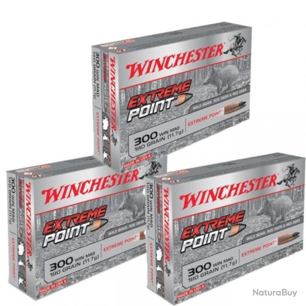 Balles Winchester Extreme Point - 300 Win MAG / 180 / Par 3