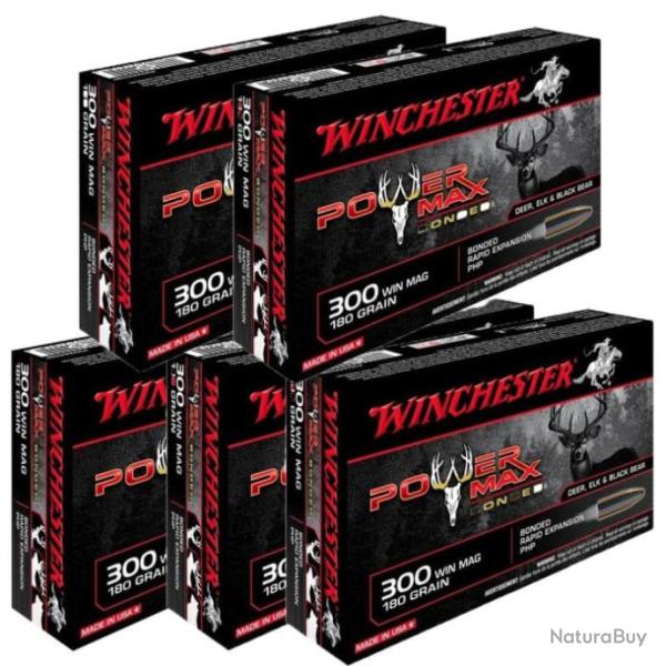 Balles Winchester Power Max Bonded Cal. 300 Win. Mag. 300 Win MAG