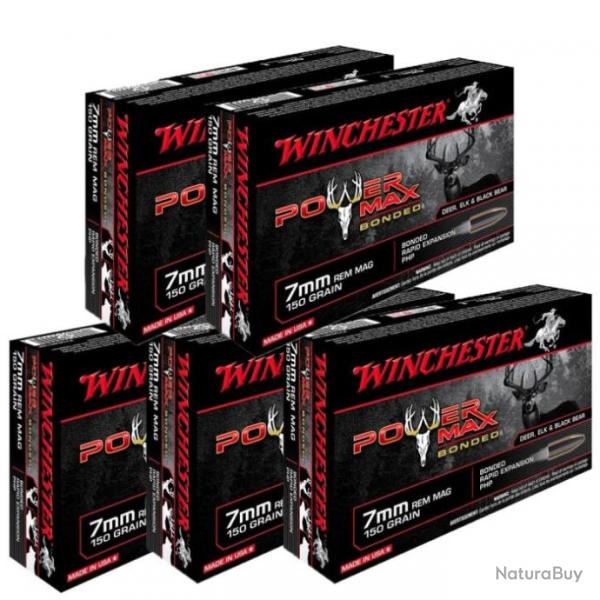 Balles Winchester Power Max Bonded - Cal. 7 RM - 7 RM / Par 5