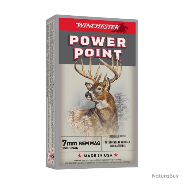 Balles Winchester Power Point - Cal. 7 RM - 7 RM / 175 / Par 5