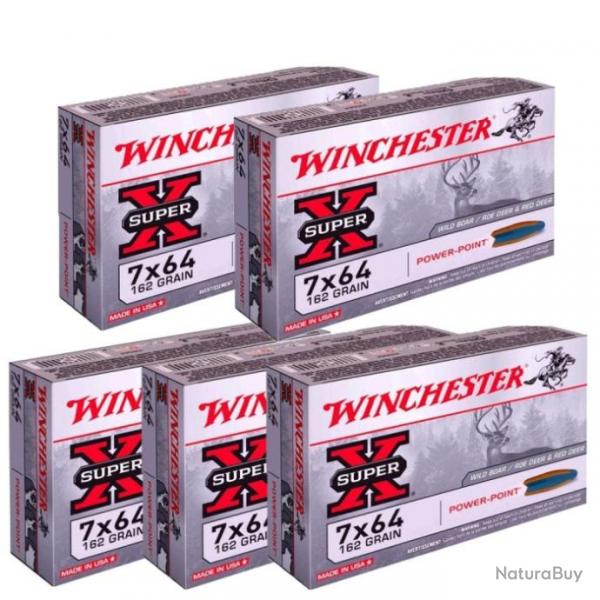 Balles Winchester Power Point - Cal. 7x64 - 7x64 / Par 5