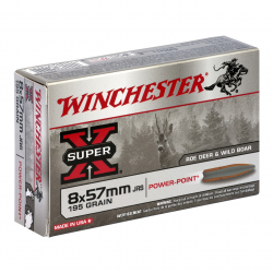 Balles Winchester Power Point - Cal. 8x57 JRS - 8x57 JRS / Par 3