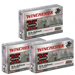 Balles Winchester Power Point - Cal. 9.3x62 - 9.3x62 / Par 3