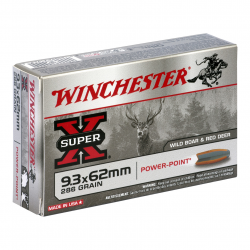 Balles Winchester Power Point - Cal. 9.3x62 - 9.3x62 / Par 3