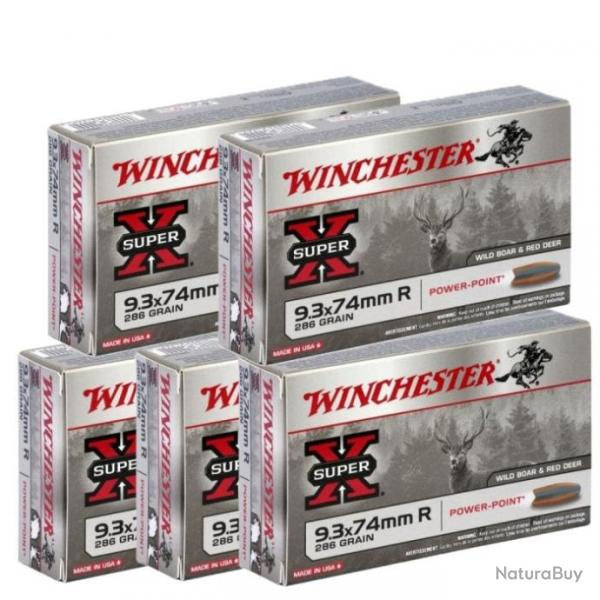 Balles Winchester Power Point - Cal. 9.3x74 R - 9.3x74R / Par 5