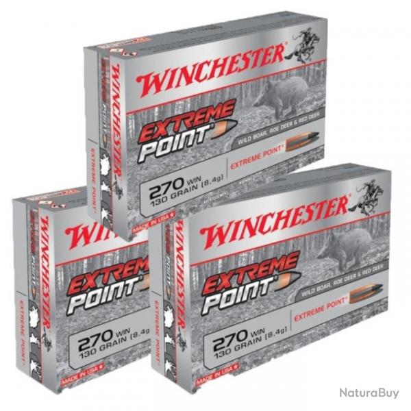 Balles Winchester Extreme Point - Cal. 270 Win - 270 win / Par 3