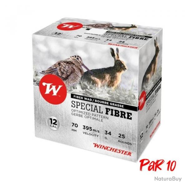 Cartouches Winchester Spcial Fibre Cal. 12 70 34 g Par 10