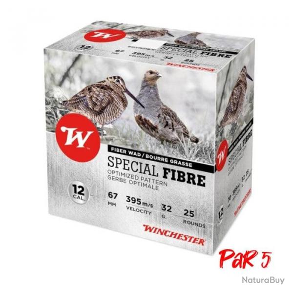 Cartouches Winchester Spcial Fibre 32 g Cal. 12 67 Par 5