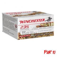 Cartouches Winchester Super-X 36 gr LHP Copper Plated - Cal. 22LR - 22LR / Par 10