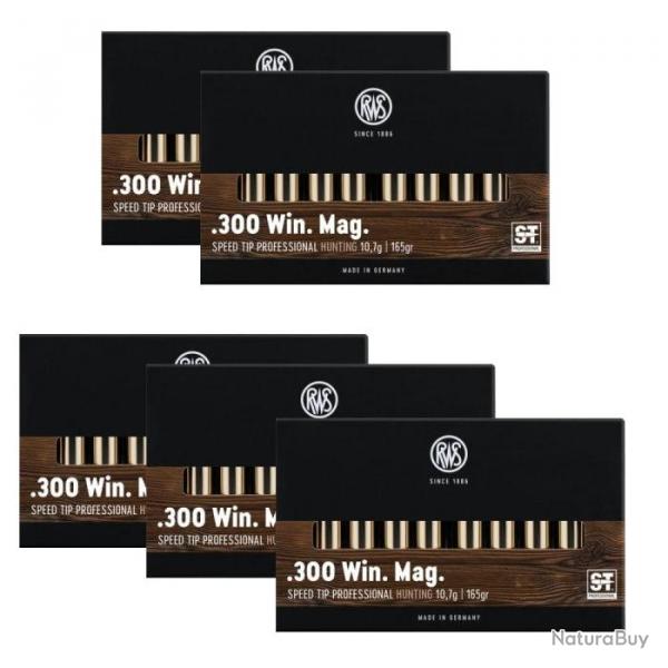 Balles RWS Speed Tip Pro - 300 Win MAG / 165 / Par 5