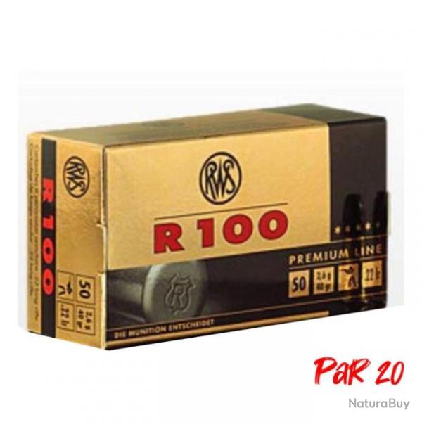 Balles RWS R100 - Cal. 22LR - 22LR / Par 20 / 40
