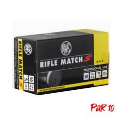 Balles RWS Rifle Match S - Cal. 22LR - 22LR / Par 10 / 40