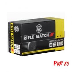 Balles RWS Rifle Match S - Cal 22 LR - 22LR / Par 20 / 40