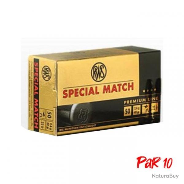 Balles RWS Spcial Match - Cal. 22LR - 22LR / Par 10 / 40