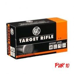 Balles RWS Target Rifle - Cal.22 LR - 22LR / Par 10 / 40
