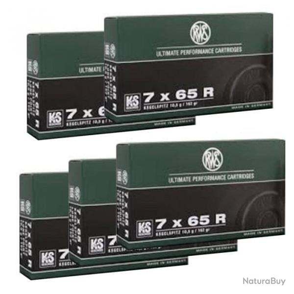 Balles RWS KS - Cal. 7x65 R - 7x65 R / 10.5 g / Par 5