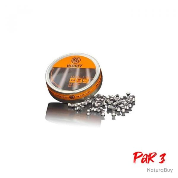Plombs RWS Hobby - Par 500 - 4.5 mm / Par 3
