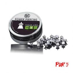 Plombs RWS Power Piercing 4.5 mm / Par 1 - 4.5 mm / Par 5