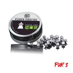 Plombs RWS Power Piercing 4.5 mm / Par 1 - 5.5 mm / Par 3