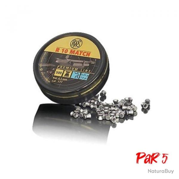 Plombs RWS R10 match - 4.49 mm / 0.53 g / Par 5