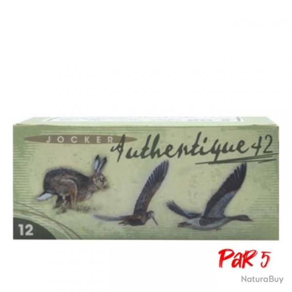 Boite de 10 Cartouches Jocker Authentique 42 BG Cal. 12 70 25 NI Par 5