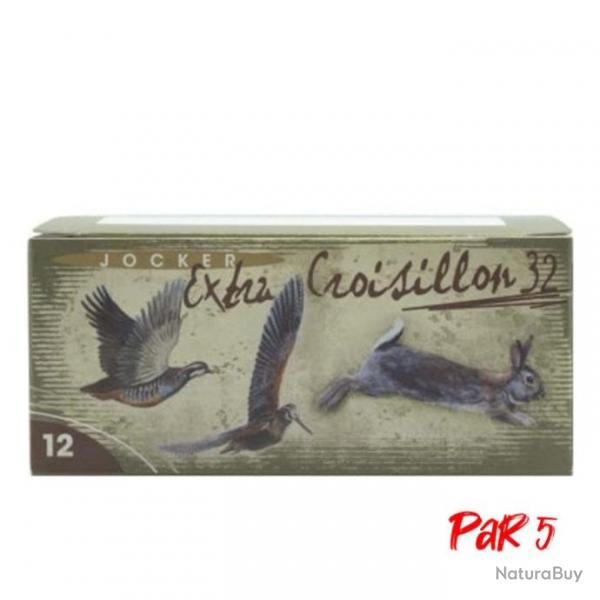 Boite de 10 Cartouches Jocker Extra Croisillon 32 BG - Cal. 12/67/16 - 10 / Par 5