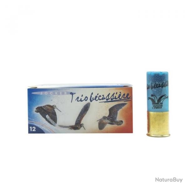 Boite de 10 Cartouches Jocker Trio Becassire 36 BP - Cal. 12/70/25 - 6/8/10 / Par 5