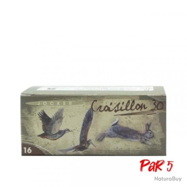 Boite de 10 Cartouches Jocker Croisillon 28 BG Cal. 16 67 16 Pa Par 5