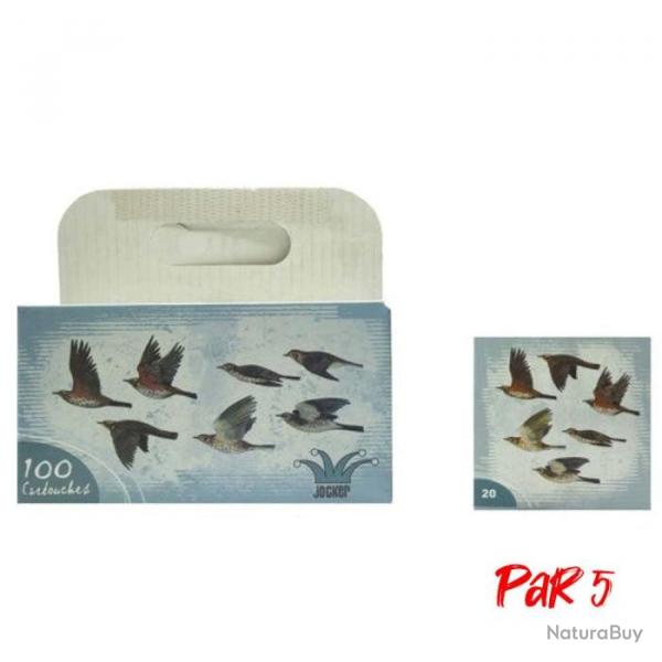 Bote de 100 Cartouches Jocker Grand Passage 28 BG Cal. 20 70 16 Par 5