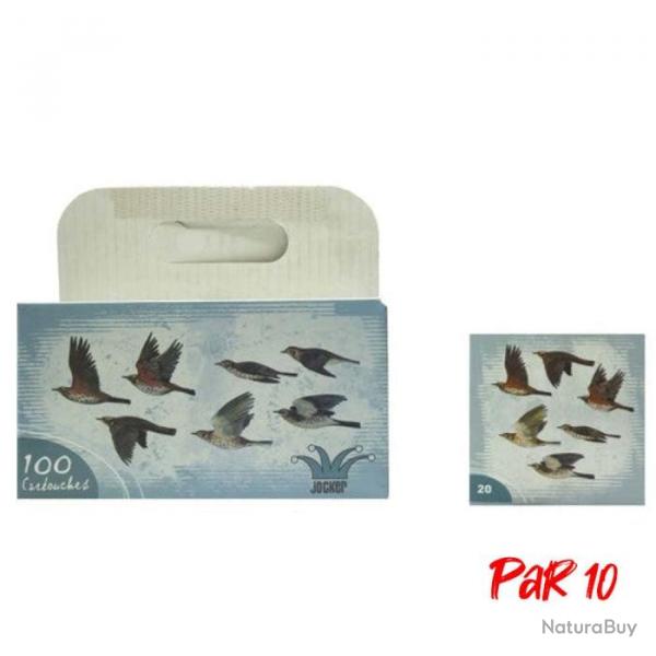 Bote de 100 Cartouches Jocker Grand Passage 28 BG Cal. 20 70 16 Par 10