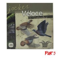 Boite de 10 Cartouches Jocker Super Veloce 28 BJ - Cal. 28/70/08 - 10 NI / Par 5