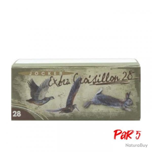 Boite de 10 Cartouches Jocker Extra Croisillon 21 BG Cal. 28 70 08 Par 5