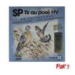 Boîte de 25 Cartouches Jocker Bio SP Tir au Pose 36 HV BJ - Cal. 12/70/25 - 5 / Par 5
