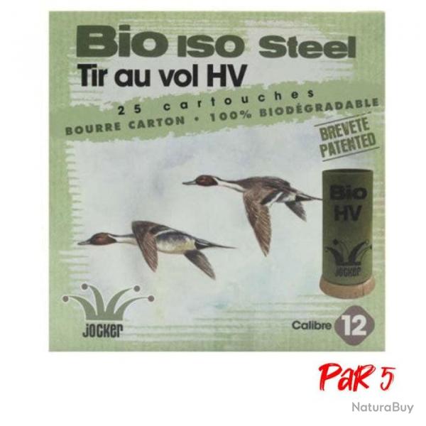 Bote de 25 Cartouches Jocker Bio ISO Steel 35 Orange - Cal. 12/76/25 - 4A / Par 5