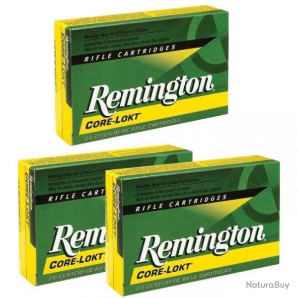 Balles Remington Core-Lokt Pointed Soft Point - Cal. 308 Win Mag - 308 Win MAG / 180 / Par 3