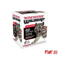 Cartouches Winchester Wildcat Dynapoint - Cal. 22LR - 22LR / Par 20 / 40