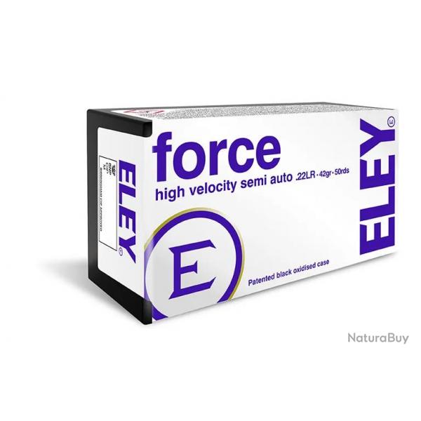 Balles Eley Force Calibre 22 LR