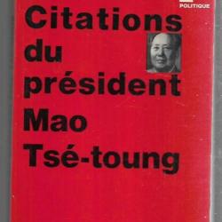 citations du président mao tsé-toung le petit livre rouge