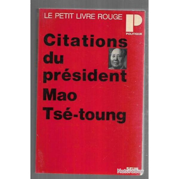 citations du prsident mao ts-toung le petit livre rouge