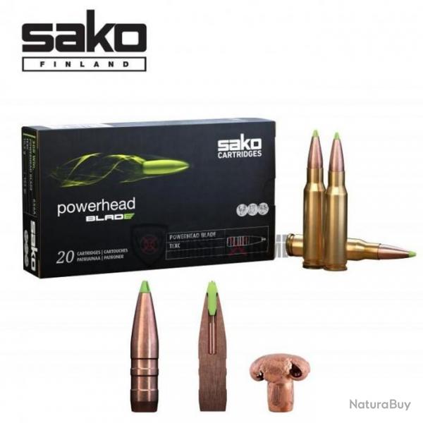 20 Munitions SAKO Powerhead Blade cal 8x57 JS 180 Gr