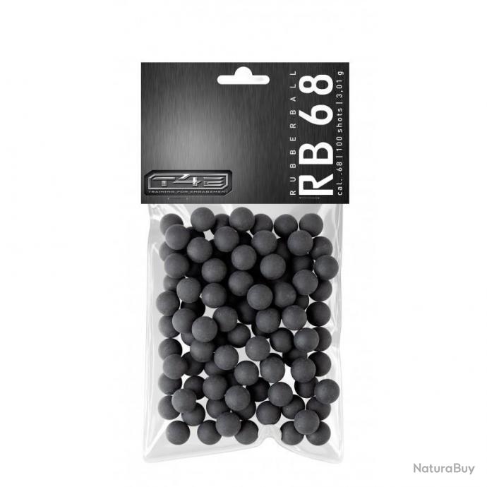100 balles caoutchouc Razor Gun Speed Balls - .68 - Armurerie Loisir