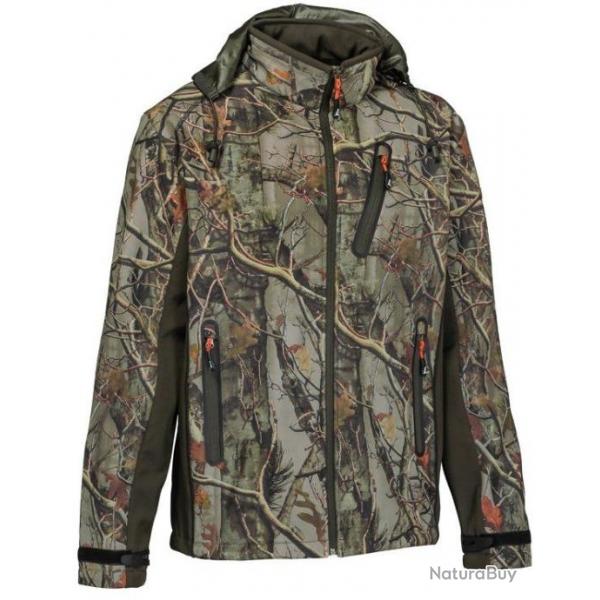 Veste softshell GhostCamo Forest EVO PERCUSSION