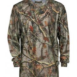T Shirt De Chasse Manches Longues Ghostcamo Forest Percussion