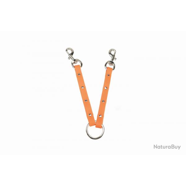 Coupleur Pour Chien Biothane Orange