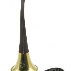 Corne D'appel à Pavillon et Revêtement Cuir Januel 40 cm