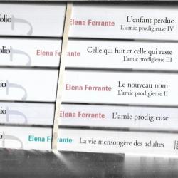 elena ferrante l'amie prodigieuse 4 tomes et la vie mensongère des adultes folio format poche