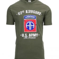 T-Shirt de la 82nd AIRBORN Vert