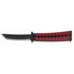 Couteau papillon Ninja rouge Albainox 36248